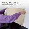 Japandi - Beige - Modern Inductie beschemer met haakjes klein -ky-ophangen-de