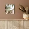 Gebouw - Palmbomen - Beige - Zon aluminium wit klein -sfeer4