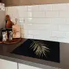 Gouden palmblad Inductie beschermer vinyl 3mm klein -sfeer3