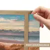 Duin - Planten - Zonsondergang - Strand - Zee Light Box met batterij (Wandlamp) middel -USP_websiteprintNL