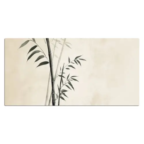 Japandi - Bamboe - Beige Muismat XXL klein -3d_leeg