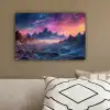 Bergen - Sterren - Kleurrijk - Neon canvas 2cm klein -sfeer3