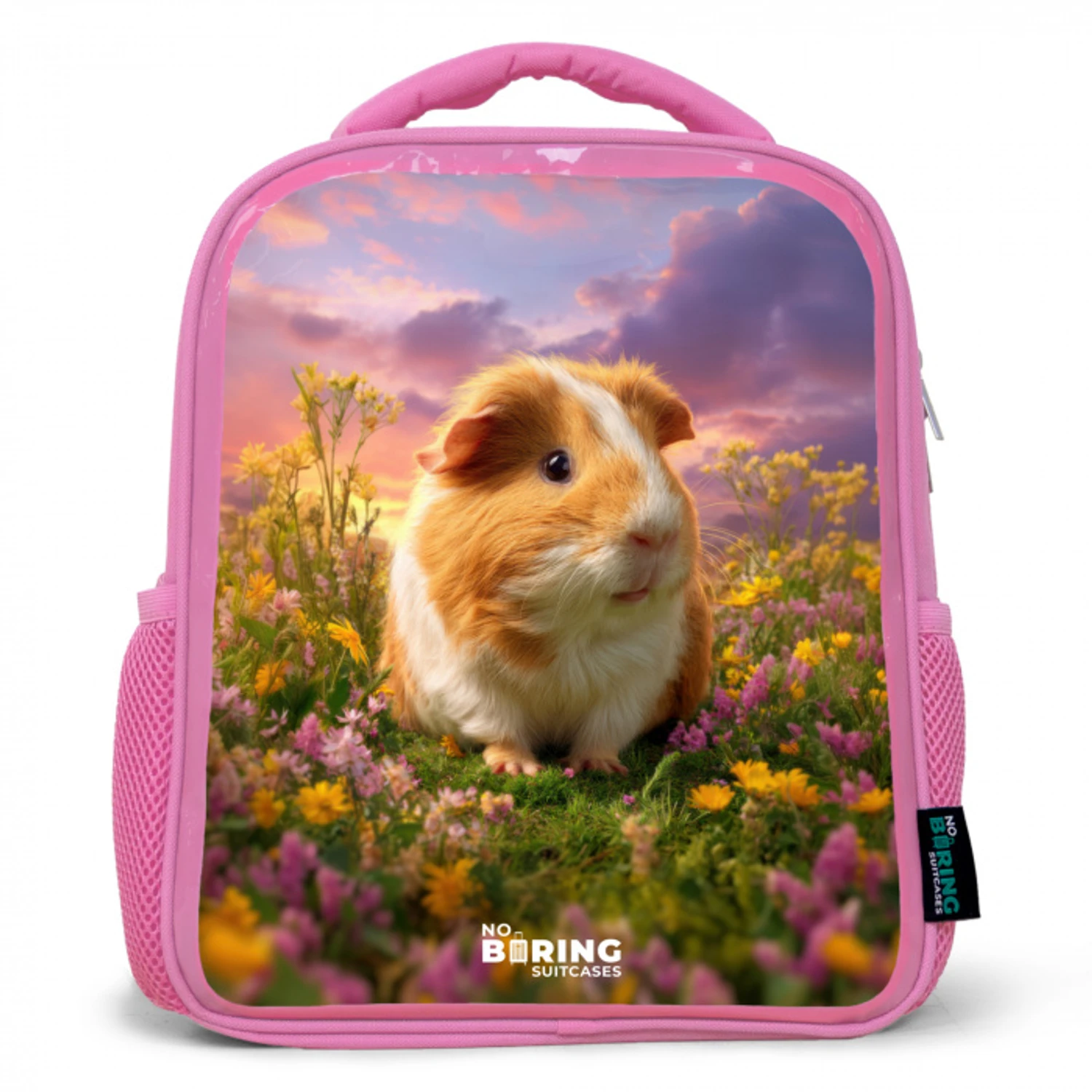Cavia - Natuur - Dier Kinderrugzak - Roze middel -3d