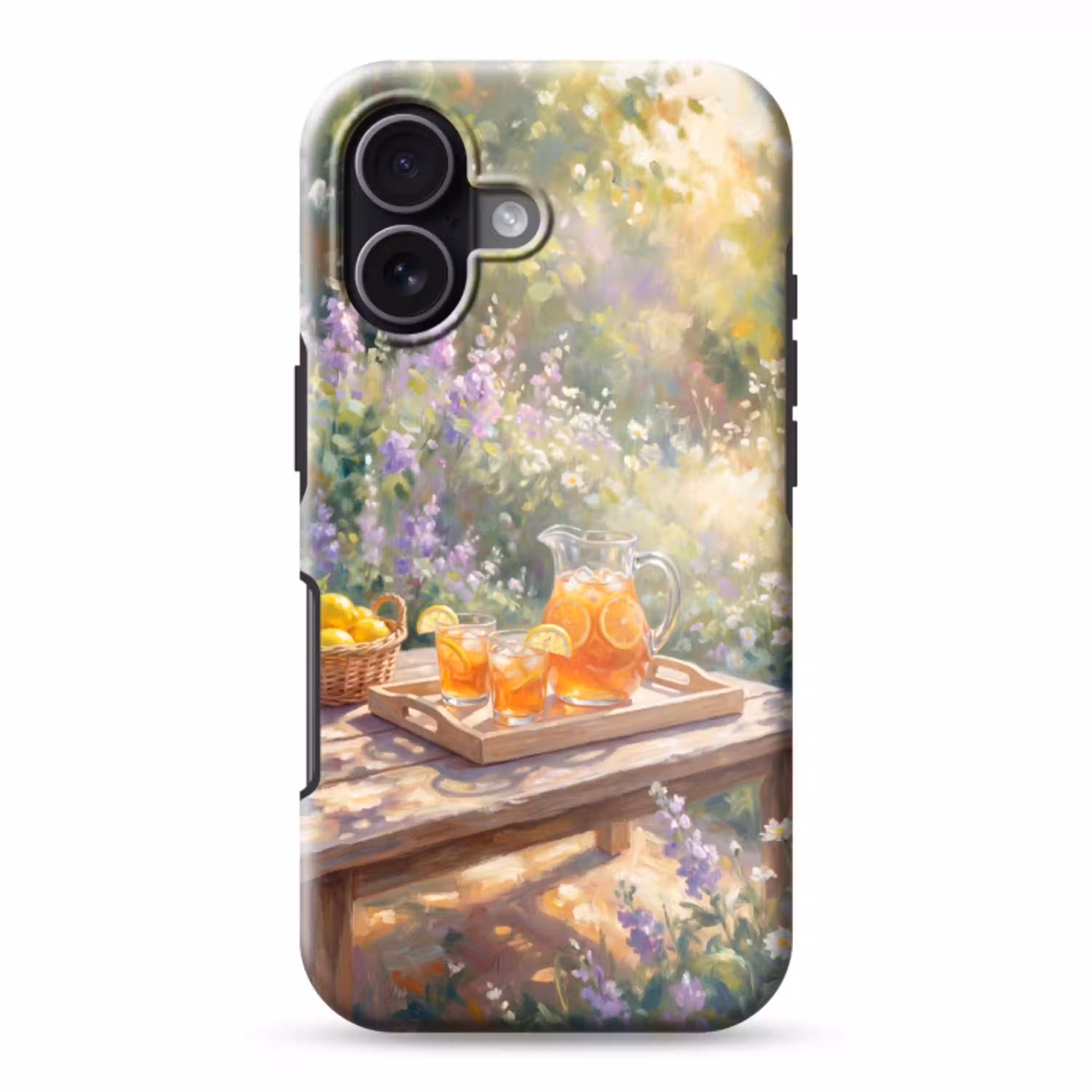 Drank - Citroen - Zomer - Tuin - Geel Toughcase MagSafe Apple iPhone 17 klein -3d