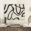 Abstract - Lijnen - Modern - Beige PET vilt klein -sfeer1