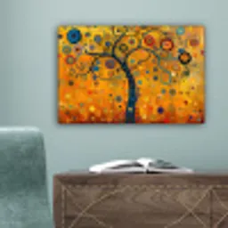 Abstract - Boom - Levensboom - Modern canvas 2cm klein -sfeer4