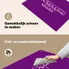 You're doing great - Paars - Bubble letters Inductie beschemer met haakjes klein -ky-schoon-nl