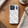 Grijs - Marmer - Klassiek - Aders Telefoonhoesje iPhone 17 Pro klein 878 -sfeer1