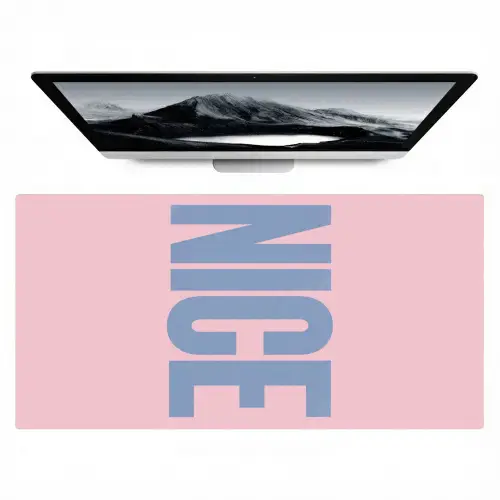 Nice - Paars - Roze Muismat XXL klein -zzz3d