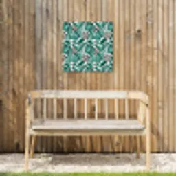 Inductie beschermer - Panterprint - Bladeren - Jungle - Afdekplaat voor kookplaat Tuinposter op houten frame 2 cm dik klein -sfeer4