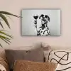 Zonnebril - Dalmatiër - Wijnglas - Tong canvas 2cm klein -sfeer1