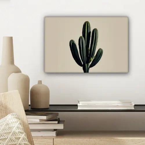 Cactus - Subtiel - Groen canvas 2cm klein -sfeer6
