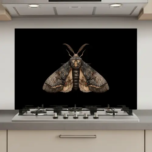 Mot - Bladachtig - Grijs keuken achterwand spatscherm klein -3d_website