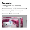 Zee - Roze - Bloemen - Poort Muismat XXL klein -sfeer5