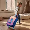 Schattige baby draak Kinderkoffer - Blauw klein -sfeer1