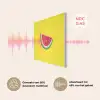 Fruit - Watermeloen - Geel PET vilt klein -USP_NL