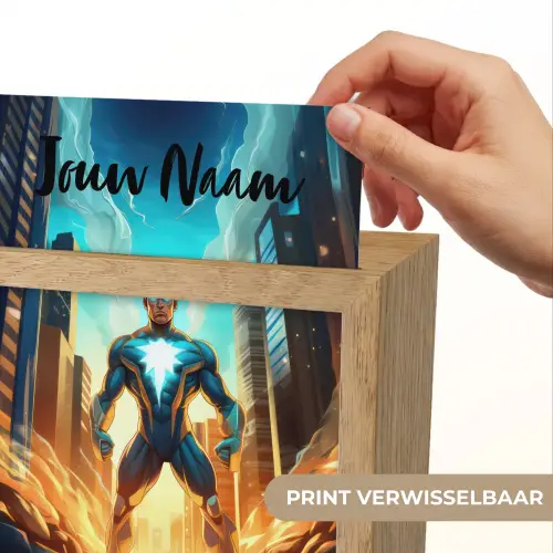 Superhelden - Kinderen - Jongens Light Box met kabel (Kinderlampje) klein -USP_websiteprintNL