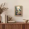 Toekan - Vogels - Bloemen - Natuur - Jungle Light Box met kabel (Tafellamp) klein -sfeer2