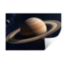 Planeten - Saturnus - Ruimte Muursticker klein -3d