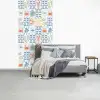 Zee - Sfeer - Mozaïek - Multi fotobehang vinyl groot 64 -slaapkamer