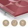 Love - Spiegeling - Rood plexiglas 5mm klein -sfeer2