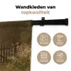 Hek - Natuur - Mist - Veld Wandkleed katoen klein -sfeer2