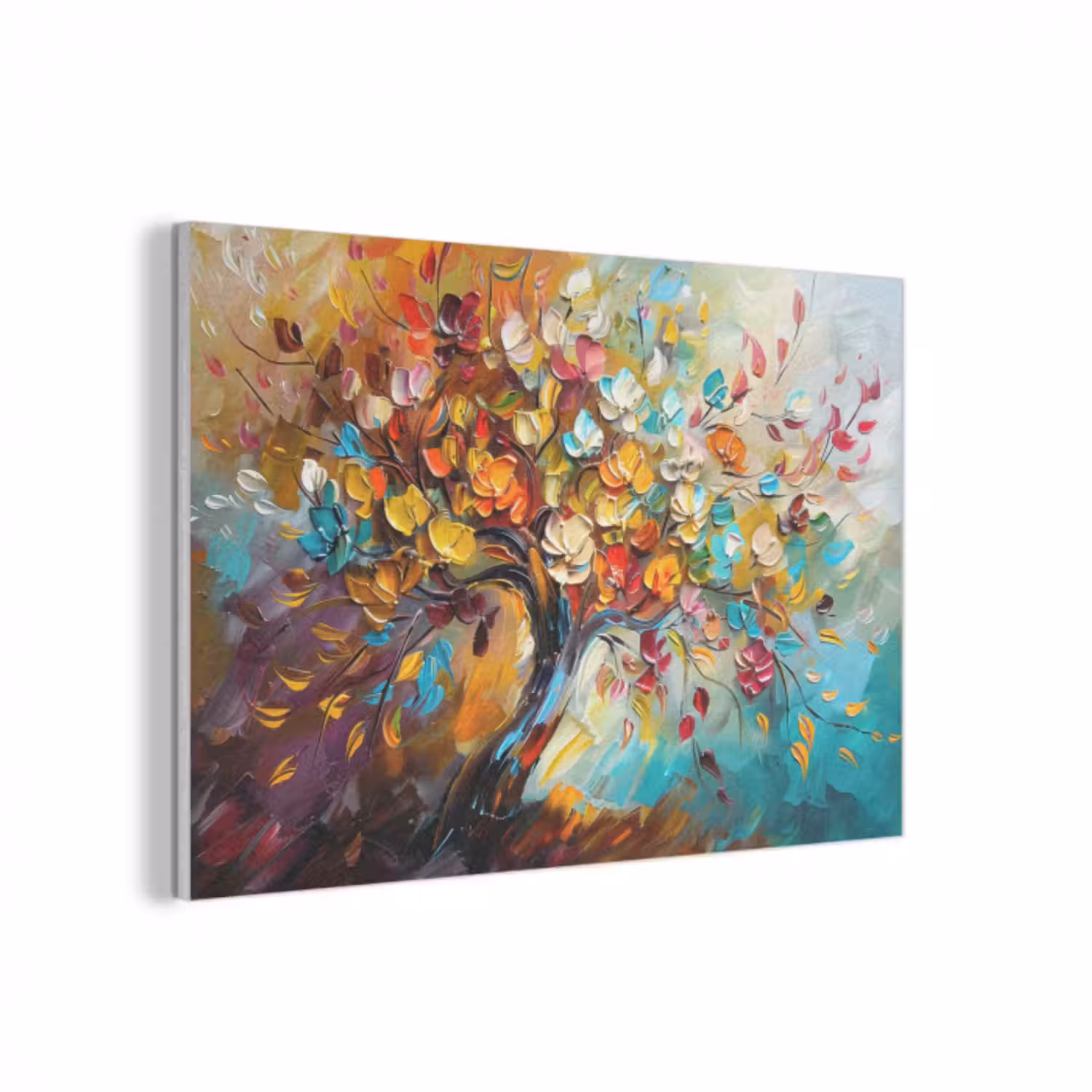 Akustikbild - Baum - Abstrakt - Bunt - Blumen