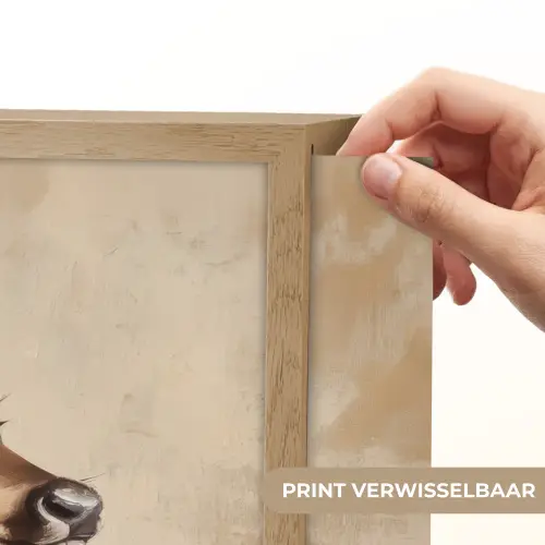 Kerst - Hert - Gewei - Kerstbal - Rendier Light Box met batterij (Wandlamp) middel -USP_websiteprintNL