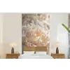 Close up - Pioenroos - Lichtroze fotobehang vinyl groot -bed