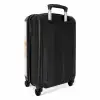 Marmer - Zonsopgang in Roze Marmer NBS - Handbagage koffer - Kinderen Unisex middel -achterkant