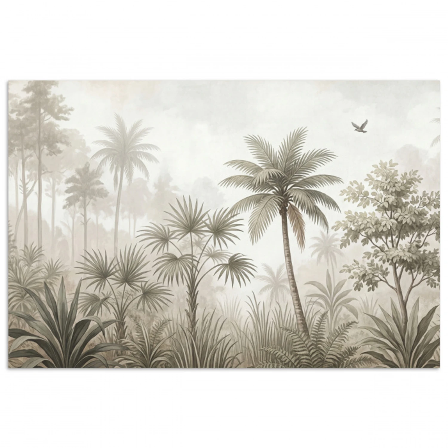 Jungle - Palmbomen - Natuur poster papier klein -3d