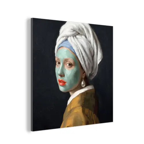 Iconisch - Modern - Kleurrijk aluminium wit klein -3d