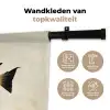 Geel - Vis - Strepen - Tropisch Wandkleed katoen klein -sfeer2