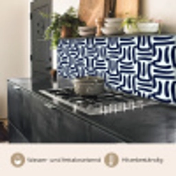 Abstract - Modern - Blauw keuken achterwand 2 middel 871 -usp_DE