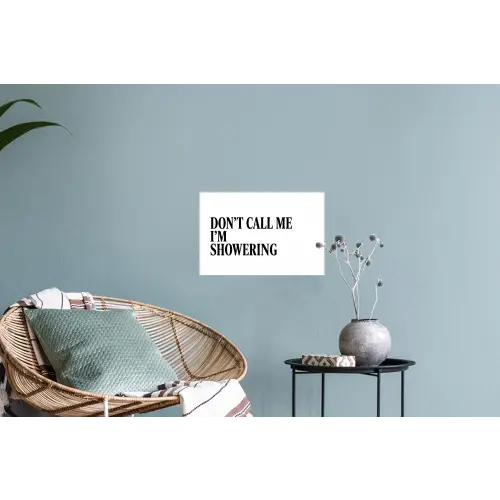 Tekst - Modern - Zwart - Wit Muursticker klein -plant