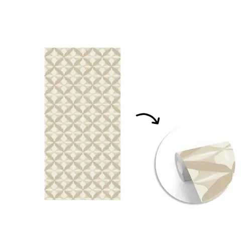 Patroon - Klassiek - Beige fotobehang vinyl groot 64 -3d