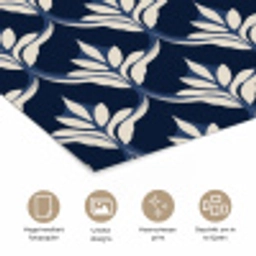 Modern - Ontwerp - Blauw poster papier klein 62 -closeup_NL