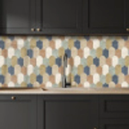 Harmonie - Patroon - Kleurrijk keuken achterwand 2 middel 871 -sfeer1