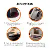 Abstract - Explosie - Neonkleuren Inductie beschermer vinyl 3mm klein -zzzzzzz-td-werking