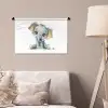 Olifant - Baby dier Wandkleed katoen klein -sfeer4