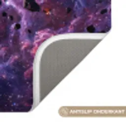Space - Stars - Abstract - Colorful Badmat klein -USP_AntislipNL