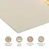 Pinda - Ruw - Beige poster papier klein -closeup_NL
