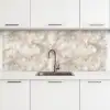 Zandkleurig - Marmer - Natuursteen keuken achterwand 2 middel 871 -3d