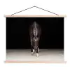 Paard - Modern - Portret textielposter latten blank klein -3d