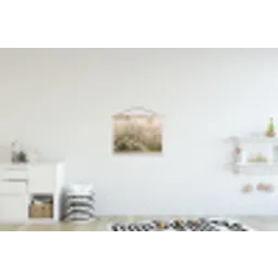 Gras - Close up - Groen textielposter latten blank klein -kinderkamer