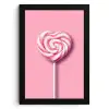 Snoep - Lolly - Hart- Roze KitchenYeah - Keuken - Fotolijst klein -3d