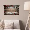 Kerstdecoratie - Geschenken - Hout - Veelkleurig Wandkleed katoen klein -sfeer4