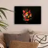 Boeket - Bloemen - Exotisch canvas 2cm klein -sfeer1