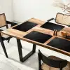 Zwart - Steen - Beton Placemat vinyl groot -zzsfeer4_Kitchenyeah-website