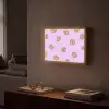 Pretzels - Eten - Paars Light Box met batterij (Wandlamp) middel -sfeer1